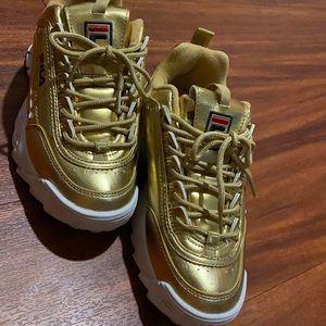 Fila shoes Gold